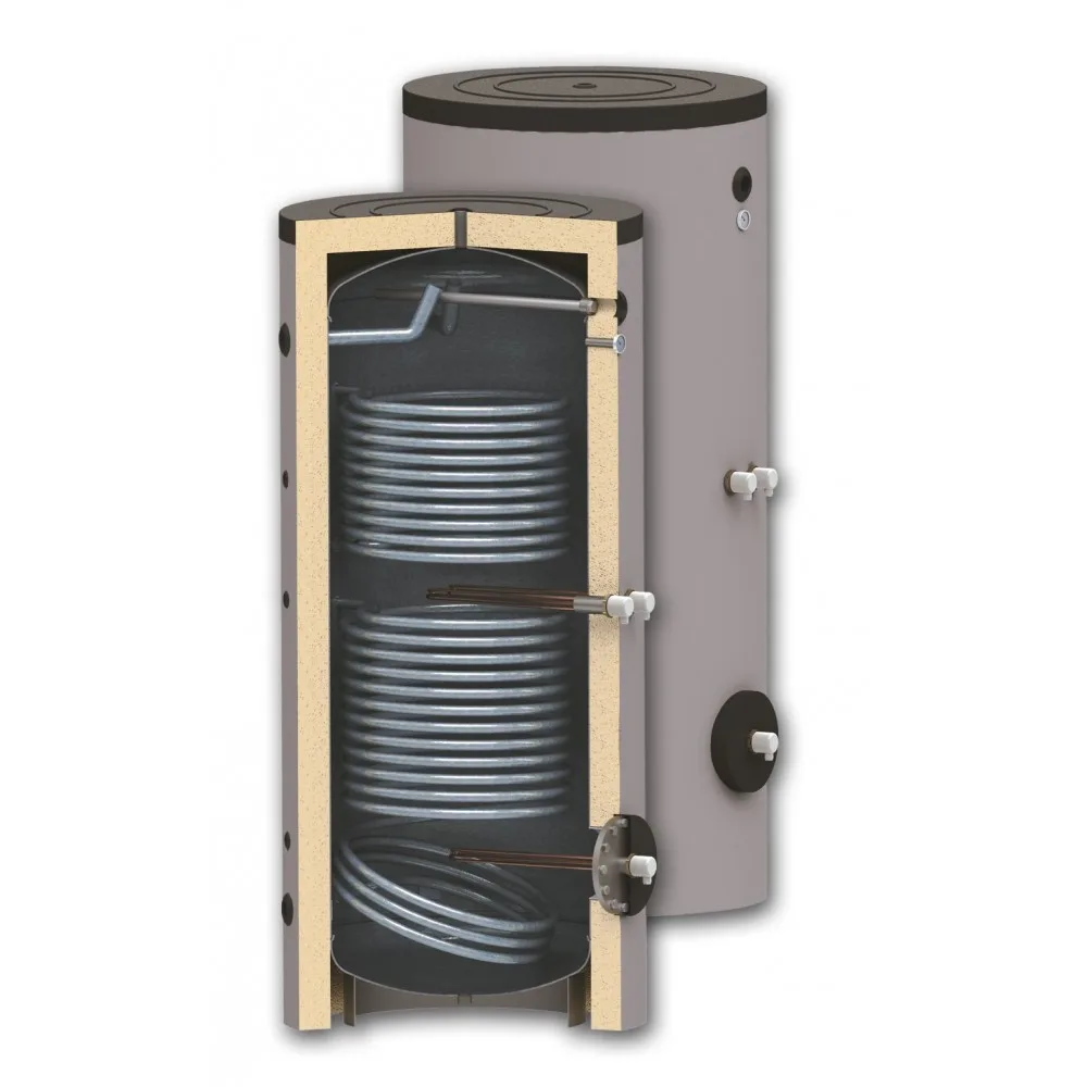 Estanque Acumulador ACS 1500 Litros con doble Serpentín Termic 1500 Litros