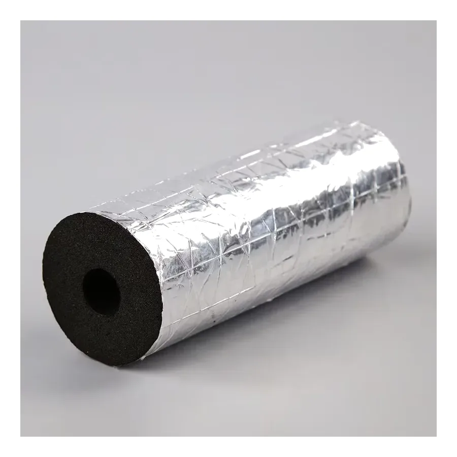 Aislación elastomérica con aluminio